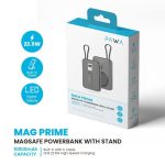Pawa Mag Prime MagSafe Powerbank with Stand (PB10225M) – 10000mAh, 22.5W Fast Charging, Dual Output, - Image 3