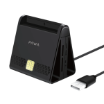 Pawa Multi-Slot Smart Card Reader (ID + SD/MMC + SIM) PWATCDR143 – Universal USB-C Smart Card & Memory Card Reader (Price In Oman)