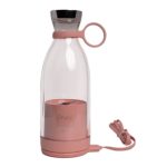 Pawa Portable Blender 350ml PW-PJ805-YL – Wireless Charging, 50W Power, 1400mAh Battery, Direct Drinking Design –