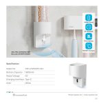 Pawa PW-LFSTAMTD-WH Automatic Sensor Toothpaste Squeezer – Hands-Free Wall-Mount Dispenser, - Image 3