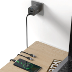 Pawa Retro 25 W PD+QC USB-C to USB-C Cable Bundle (TR225UKT) – Fast-Charge PD & QC Charger with Cable (Price In Oman) - Image 3