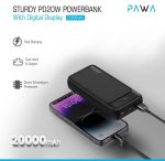 Pawa Sturdy PD20W 20000mAh Power Bank with Digital Display – Fast Charging, Dual Output, Portable Charger, - Image 2