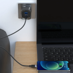 Pawa Super Mini Travel Charger TC25CUUL – 30W PD + QC Fast Charging Adapter with Braided USB-C to Lightning Cable (Price In Oman) - Image 2