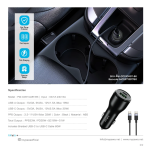 Pawa Type C to C Cable Car Charger in Oman – 51W Fast Dual Port - Image 4