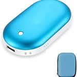 Pebble Hand Warmer – Portable USB Rechargeable Electric Heater with Power Bank Function