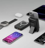 Porodo 10000mAh MagSafe Grip Power Bank – 20W PD, 15W Wireless Charging, Built-in Type-C & Lightning Cables, - Image 2