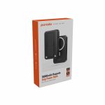 Porodo 10000mAh MagSafe Grip Power Bank – 20W PD, 15W Wireless Charging, Built-in Type-C & Lightning Cables, - Image 3
