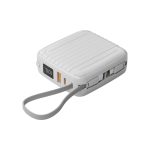 Porodo 10000mAh MagSafe Power Bank with Built-in Type-C & Lightning Cables, 20W PD, 15W Wireless Charging,