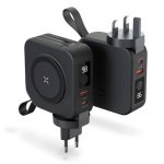 Porodo 10000mAh MagSafe Wireless Power Bank with Built-in USB-C & Lightning Cables – 20W PD Fast Charging Best Price Muscat Oman