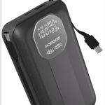 Porodo 20000 mAh Power Bank PD‑PBFCH081 – Dual Built-in Detachable & Retractable Type‑C Cables, 45 W USB‑C PD + 22.5 W USB‑A Output (Price In Oman)