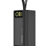 Porodo 20000mAh 130W Power Bank PB 066 with 1M Retractable Type-C Cable – Fast Charging for Laptops & Smartphones,
