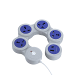 Porodo 2500W Multi-Socket Strip with USB-C PD 20W & 1.8M Cable – Universal AC Outlets - Image 2