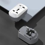 Porodo 3-in-1 Universal Adapter Socket with USB-A & USB-C Ports, Nightlight Feature, 2500W Power – PD-MSACUK - Image 4