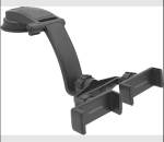 Porodo 360° Rotatable Car Two Phone Holder PDNB420THBK – Dual Phone Mount for Car Dashboard & Windscreen (Price In Oman) - Image 2