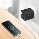 Porodo 4AC Universal Power Block FWCH040 – 4 AC Outlets with USB-C & USB-A Ports, Surge Protection, 3000W Capacity, - Image 3