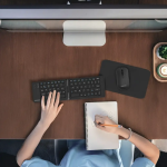 Porodo 6-in-1 Keyboard & Mouse Set PDKBMSC2285 – Foldable Keyboard, Wireless Mouse, Phone Stand & Travel Case - Image 2