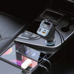 Porodo 65 W Car Charger PDFWCH068 – Dual Retractable Lightning & USB‑C Cables, Fast Charging & LED Ambient Light – - Image 4