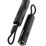 Porodo 8-in-1 Multi Port USB Hub 4K HDMI PD35038IN1BK – Multi Port USB Hub 4K HDMI in Oman