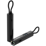 Porodo 8-in-1 Multi Port USB Hub 4K HDMI PD35038IN1BK – Multi Port USB Hub 4K HDMI in Oman - Image 2