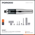 Porodo 9-In-1 Blower & Vacuum Cleaner –  Blower & Vacuum Cleaner in Oman - Image 6