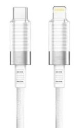 Porodo 95W PD Transparent Car Charger with 0.9M Lightning Cable – Desert Titanium - Image 2