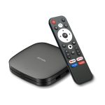 Porodo Android TV Box PD-ANTVB-BK – 4K Ultra HD Streaming, Android 9.0, 2GB RAM, 8GB ROM, Quad-Core Processor, Bluetooth 5.0,