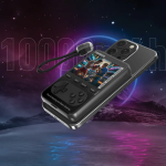 Porodo Arcade Volt 10000 mAh MagSafe Power Bank PDP XH002BK – 20 W Fast Charge, 15 W Wireless with Built-In Game Console - Image 5