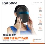Porodo Aura Glow Light Therapy Mask LFST206 – LED Skin Rejuvenation at Home – - Image 2