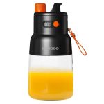 Porodo Blend & Sip Portable Blender LFST068 – 12 Stainless Steel Blades, 1L Capacity, 70W Power, IPX6 Waterproof, 18000 RPM