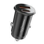 Porodo Blue Dual Port 30W Car Charger with C-L Cable – Fast Charging, Dual USB-A & USB-C Ports Price In Muscat Oman