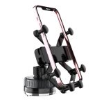 Porodo Blue HSM33 Universal Phone Mount – Vacuum Suction & Magnetic Grip, 360° Rotation & One‑Hand Operation