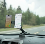 Porodo Dax-L Dual MagSafe Car Phone Mount in Oman – Adjustable Telescopic Arm Grip - Image 4