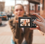 Porodo Digital Camera PD‑ETK07 – 48 MP Photo, 4K Video, 18× Zoom & Dual‑Screen Auto‑Focus – - Image 3