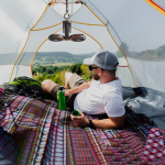 Porodo Dual Head Fan with Tripod Base, LED Light & Power Bank PD-LFST150 – Portable Rechargeable Cooling Fan - Price in Oman - Image 5