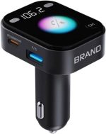 Porodo Dual-Microphone FM Transmitter & Charger PD 45 W (BTFMTVC) – Bluetooth 5.4, USB‑C PD & Mood Light –