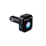 Porodo Dual-Microphone FM Transmitter & Charger PD 45 W (BTFMTVC) – Bluetooth 5.4, USB‑C PD & Mood Light – - Image 2