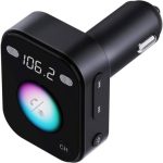 Porodo Dual-Microphone FM Transmitter & Charger PD 45 W (BTFMTVC) – Bluetooth 5.4, USB‑C PD & Mood Light – - Image 3