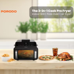 Porodo Flexi Cook Pro 10.5L Multi-Function Indoor Grill, Pizza Oven & Air Fryer – 2100 W (Price In Oman) - Image 5