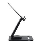 Porodo Foldable Tablet Stand (PD-CSAMSTD-BK) – Adjustable Neck, 360° Rotation, Compatible with Tablets & iPads, - Image 2