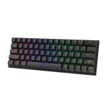 Porodo Gaming 61-Key Pudding Mechanical Keyboard with RGB Lighting and Red Switches – PDX224