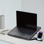 Porodo Gaming 8‑Fan Ergonomic Laptop Cooling Stand PDXF5CP – High‑Airflow USB Cooling Pad (Price In Oman) - Image 2