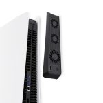 Porodo Gaming PS5 Console Cooling Fan PDX616 – 3-Speed Levels, LED Light, USB-C Charging, - Image 2