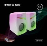 Porodo Gaming Stereo Speaker with Volume Knob Control and RGB Lighting – PDX543 - Image 3
