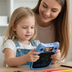 Porodo Kids Drawing & Writing Board in Oman – 95 Guided Drawings Learning Tablet - Image 3