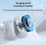 Porodo Kids Portable Neck Fan PD-LSHFAN – 3-Speed Settings, USB-C Charging, 900mAh Battery, - Image 4