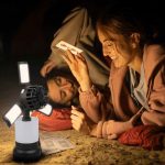 Porodo Lifestyle 3‑in‑1 Ambient Light Lamp Cooling Fan – Portable LED Fan‑Lamp (350 LM, 4000 mAh, 4 Modes) – - Image 6