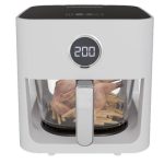 Porodo Lifestyle 5 L Glass Pot Air Fryer PD‑LFGPAF5L‑WH – 1000 W Touch Panel with 7 Presets & Timer (Price In Oman)