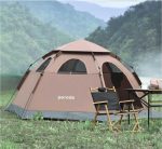 Porodo Lifestyle Automatic Pop-Up Camping Tent 4-Person – 2000 mm Waterproof, Wind-Resistant, Quick Setup – - Image 2
