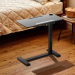 Porodo Lifestyle Bedside & Standing Tablet Laptop Desk – Adjustable Height, Tilt Angle, Cup & Tablet Holder, - Image 5