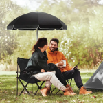 Porodo Lifestyle Campshade Dual Camping Chair with Removable Umbrella & Cup Holder - Image 5